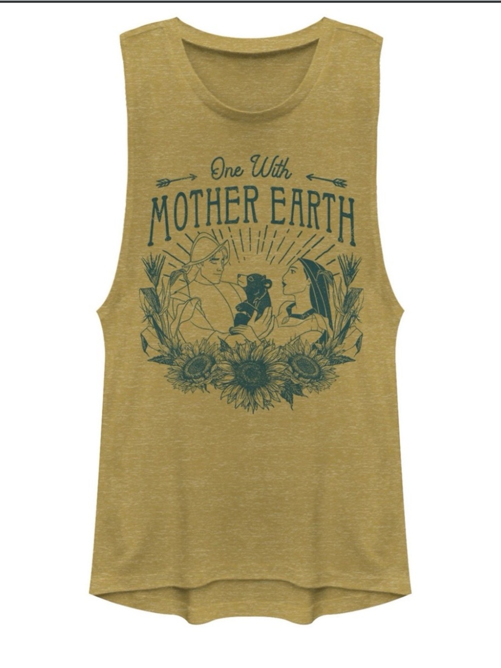 Mother Earth Mustard Graphic Tank M